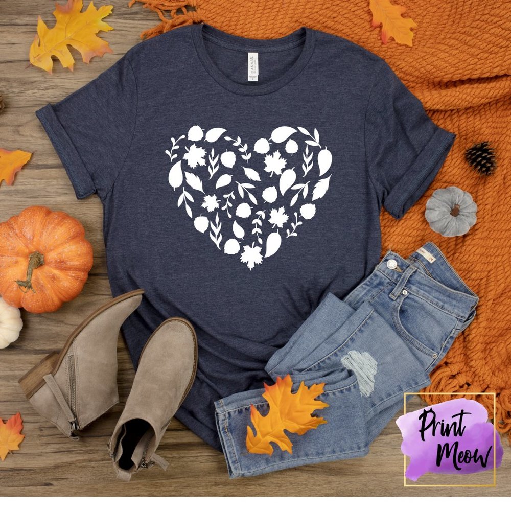 Heart Leaf Fall Shirt